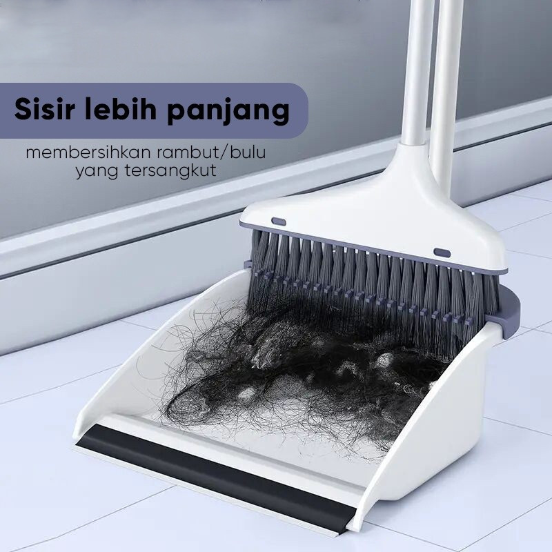 Jual 2IN1 Set Sapu Pengki Alat Pembersih Lantai Broom (COD) | Shopee ...