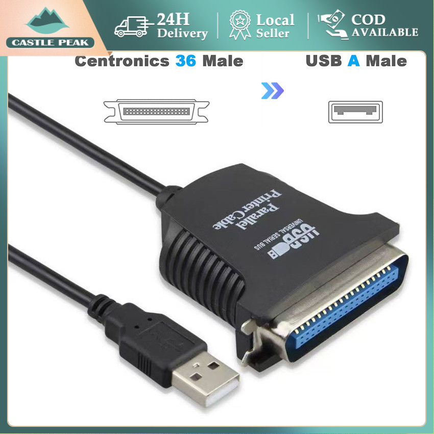 Jual Kabel Printer USB to LPT 36 Pin - untuk Printer Epson LX Dot ...