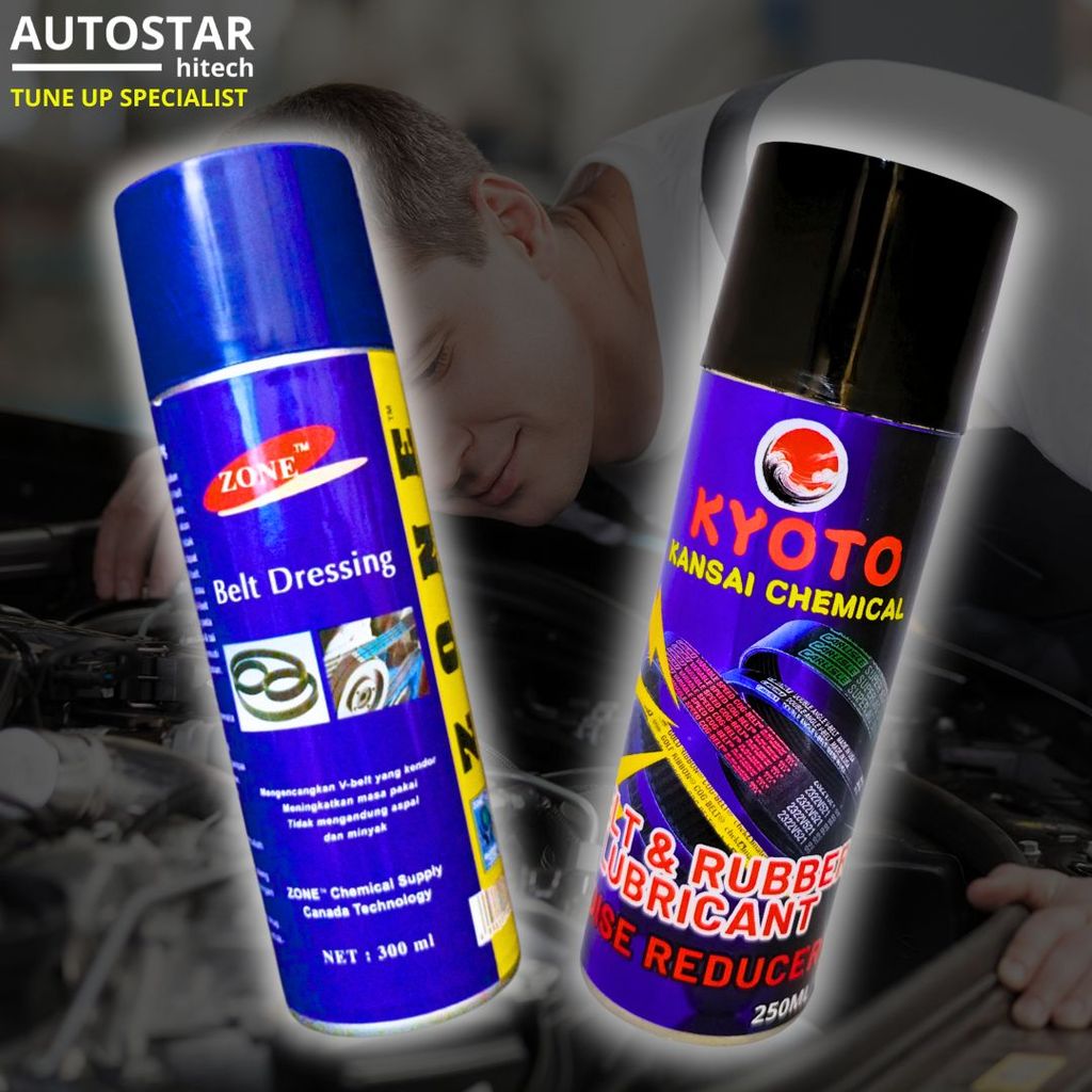 Jual ZONE BELT DRESSING 300ML PELUMAS V-BELT MOBIL MOTOR PENGHILANG SUARA DECIT