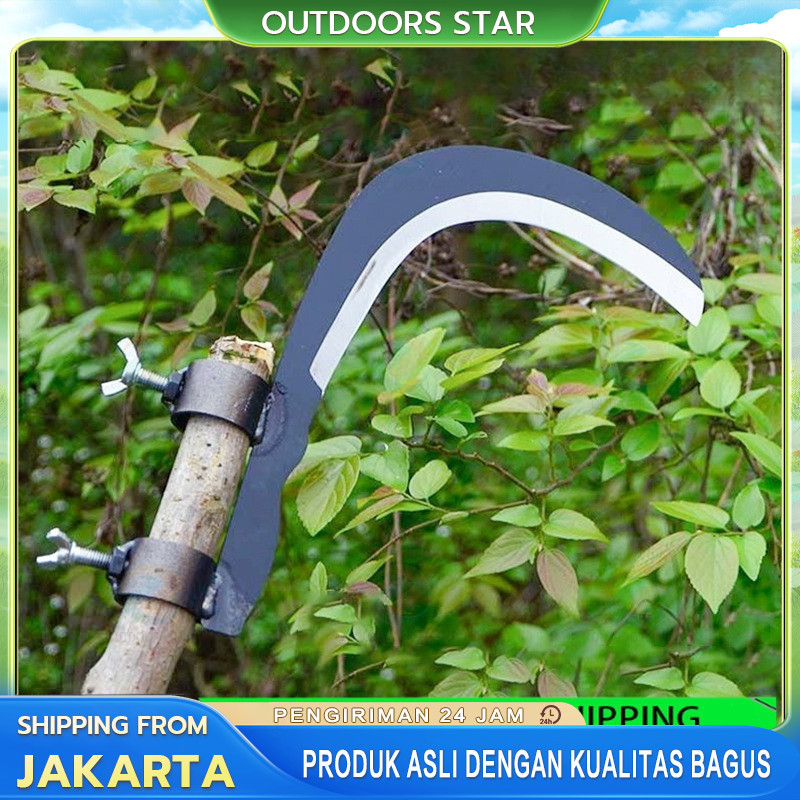 Jual Kepala Sabit Multifungsi Bahan Baja Mangan 65# Sabit Pemangkas ...
