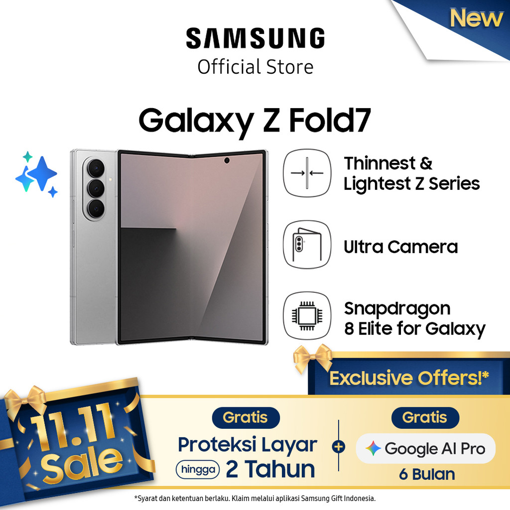 Samsung Galaxy Z Fold7 - Silver Shadow
