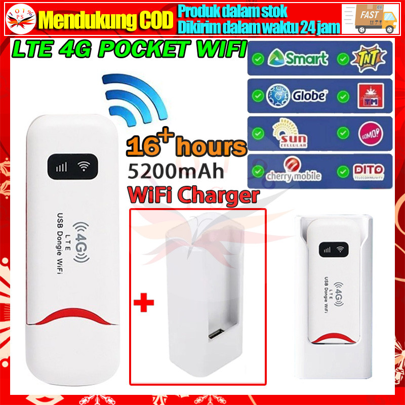 H760R Modem WIFI USB 4G Dukungan Semua Operator Kartu SIM 150 Mbps Modem USB Mifi COD Dukungan 10 Perangkat Unlock All Operator Garansi Resmi Modem Wifi Portable