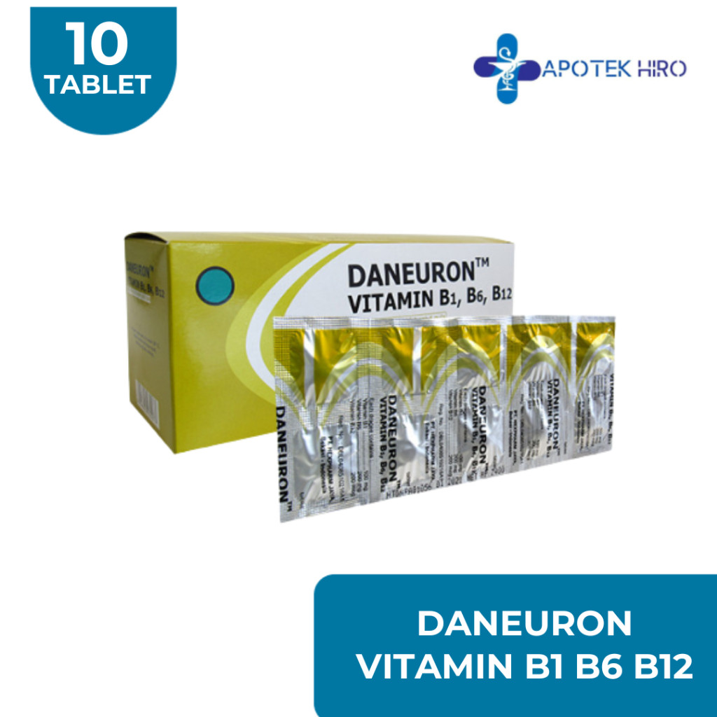 Jual DANEURON VITAMIN B1 B6 B12 | Shopee Indonesia