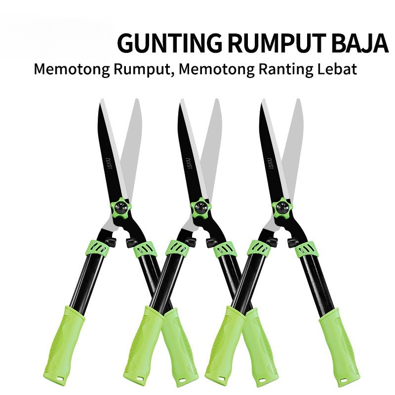 Jual ISKU Gunting Rumput Taman Gunting tanaman gunting pangkas daun ...