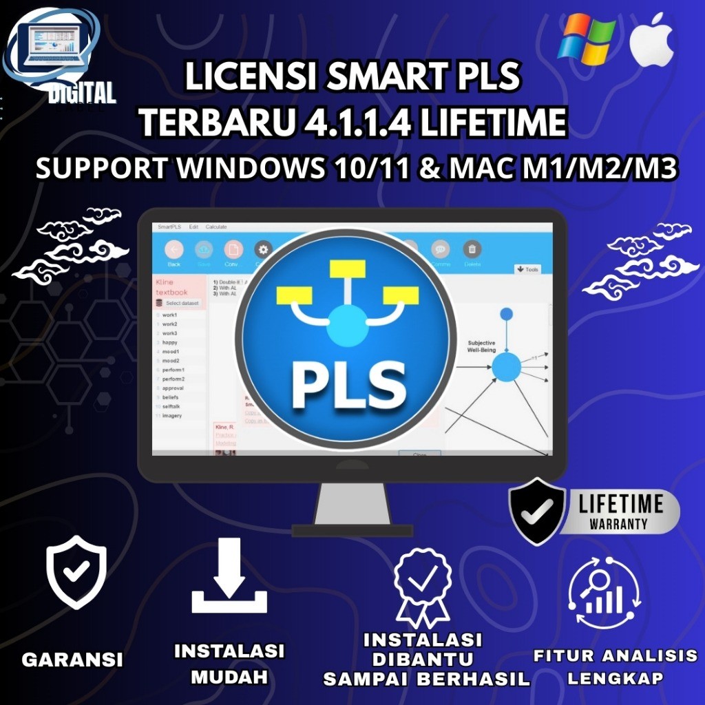 Jual Smartpls Sem Pls V4 1 1 4 V4 1 1 2 V4 1 0 9 V 4 1 0 8