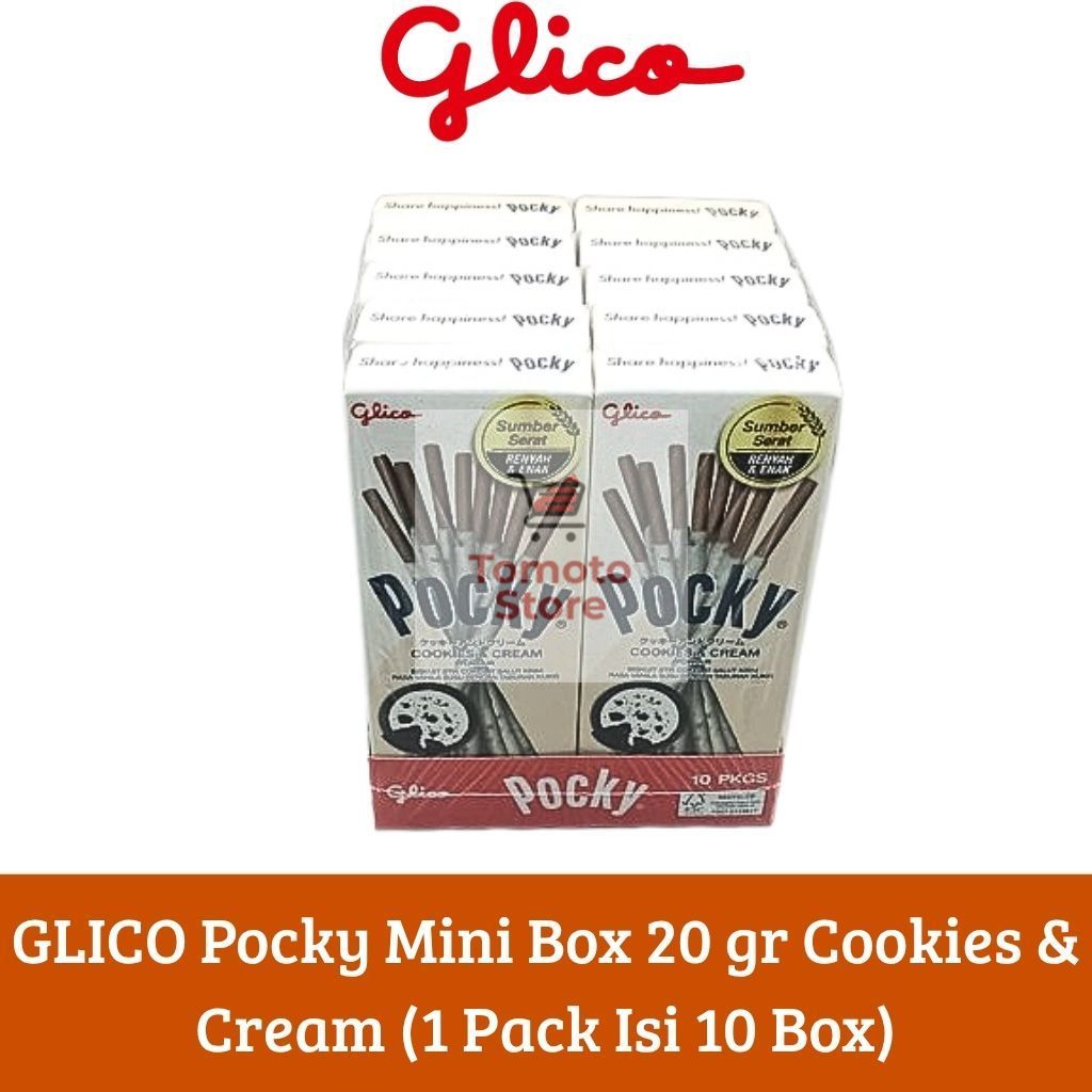 Jual [ TOMOTOSTORE ] GLICO Pocky Mini Box (1 Pack Isi 10 Box) - Cookies ...