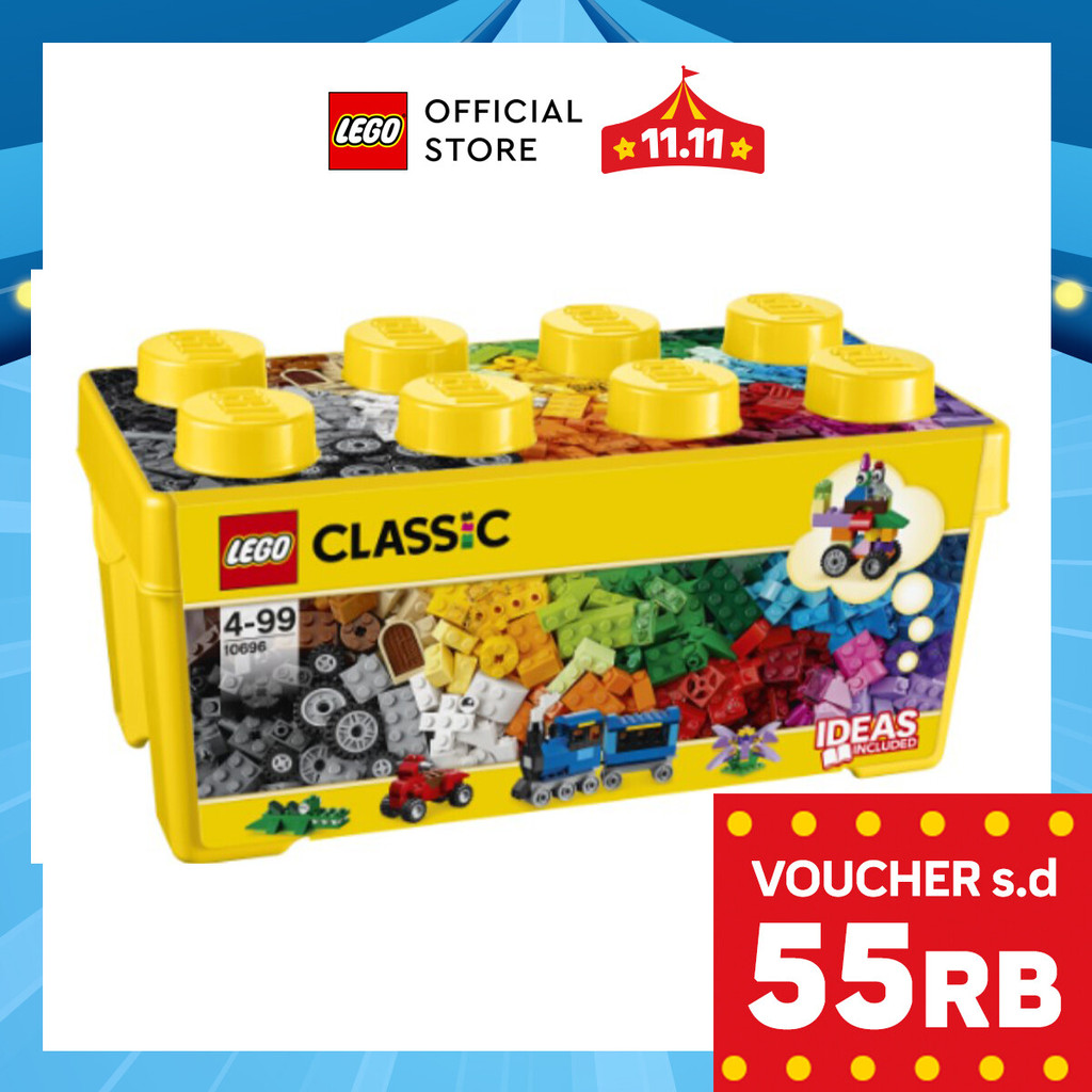 Jual LEGO Classic 10696 Medium Creative Brick Box (484 Pieces) (4