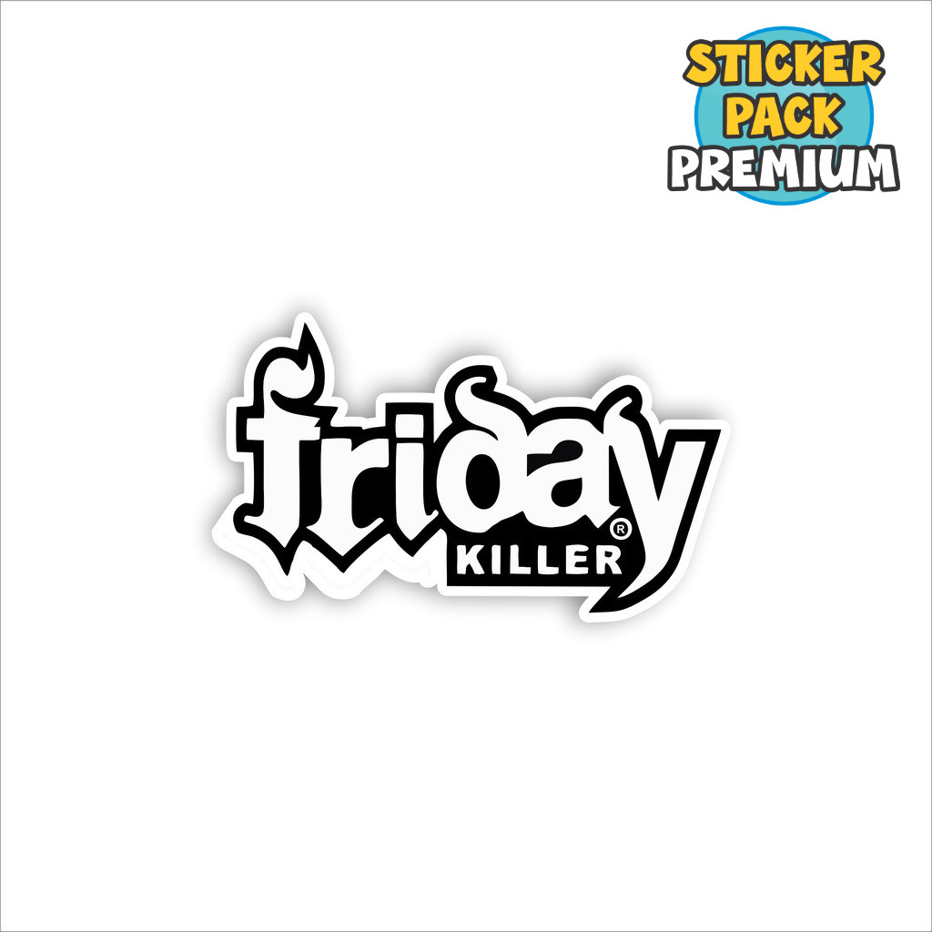 Jual Stiker Sticker Distro Brand Case Phone friday killer Skate Surf ...