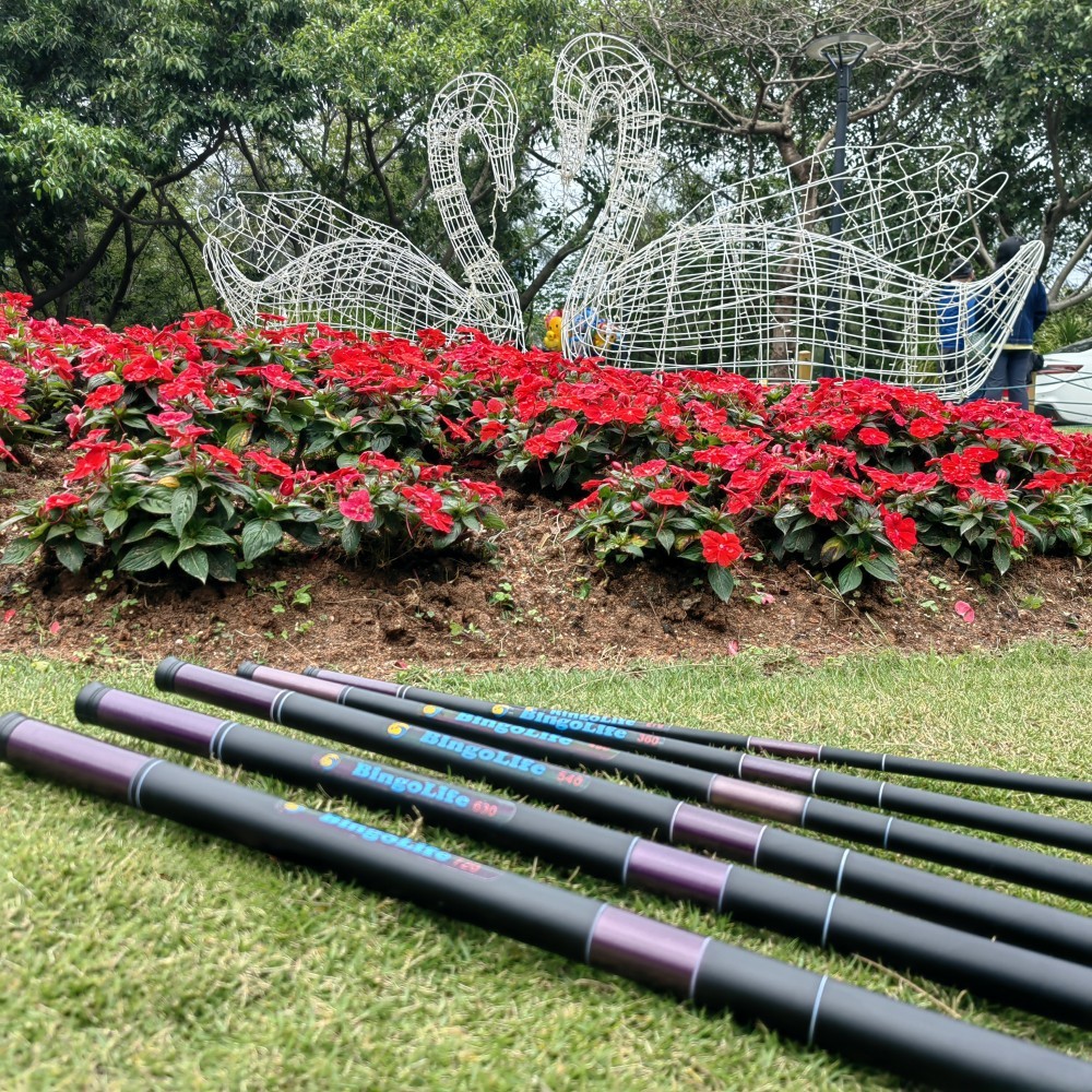 Bingolife Joran Pancing Telescopic Air Tawar Panjang Menyusut 65cm Karbon Ukuran 720 630 540 450 360 270