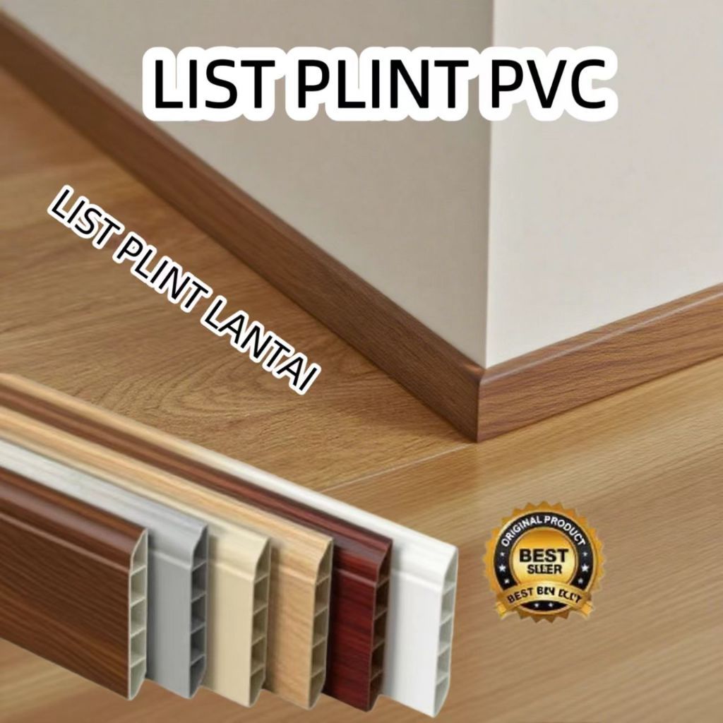Jual LIST PLINT PVC/ PLINT LANTAI PVC/ LIST PLANK PVC LIST LANTAI ...