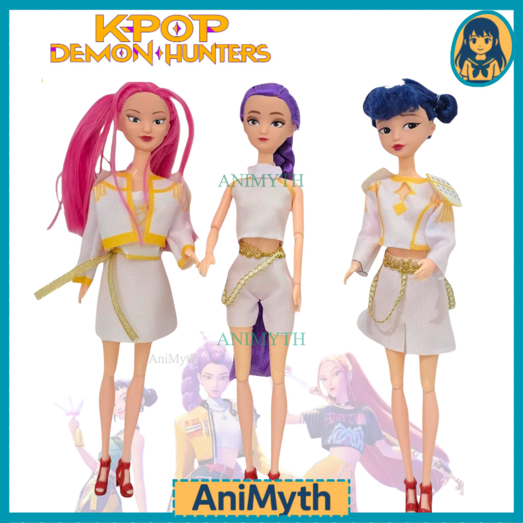 Jual Boneka Kpop Demon Hunter Mira Zoey Rumi Edisi Putih Golden Outfit ...