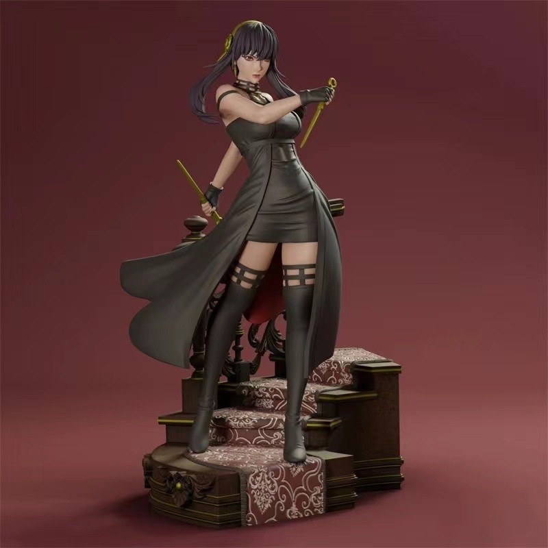 Jual 1/24 Scale Cute Female Assassin Resin Figure Assembled Model Kit ...
