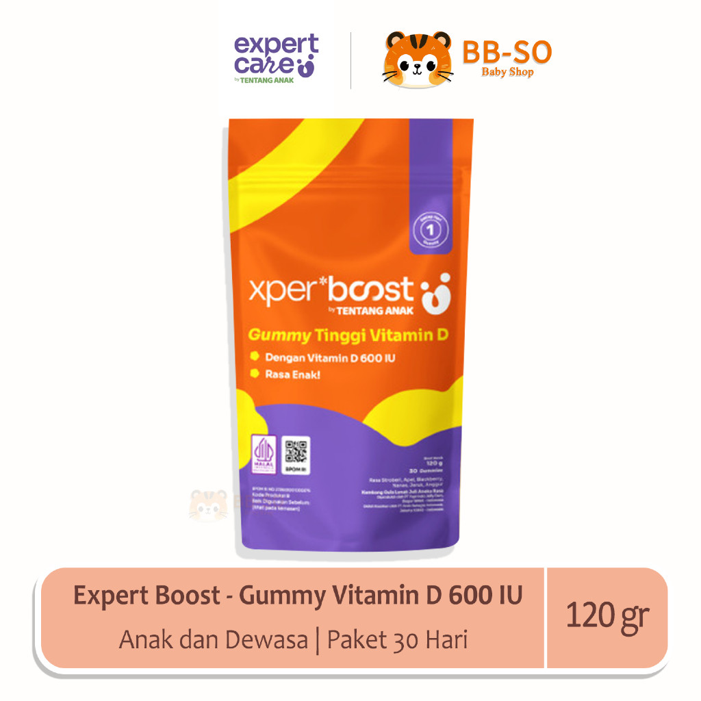 Jual EXPERT BOOST Gummy Vitamin D Anak dan Dewasa | Paket 30 Hari - 600 ...