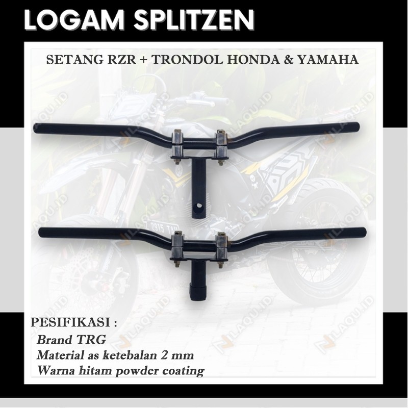 Jual PROMO TRG Paket stang rzr plus dudukan stang honda yamaha suzuki ...