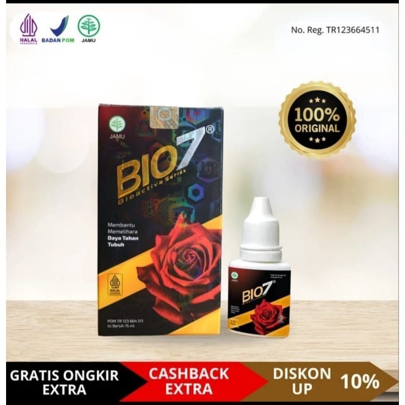Bio7 Jamu Tetes Obat Hipertensi Diabetes Asam Urat Kolesterol Kencing Manis Gula Darah Tinggi Jantung Stroke By Daring By Iconic Terlariss