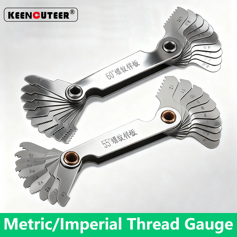 Jual 55/60 Degree Imperial Metric Thread Plug Gauge Thread Gear Tooth ...