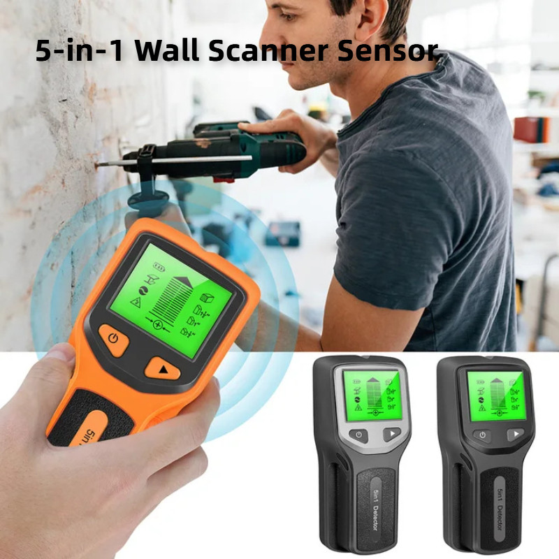 Jual New 5-in-1 Wall Detector Handheld Screw Column Detector Live AC ...