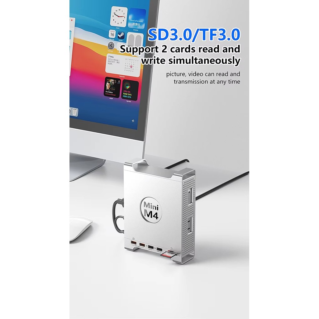 Jual Blueendless for Mac Mini M4 Docking Station with 10Gbps USB 3.2 ...