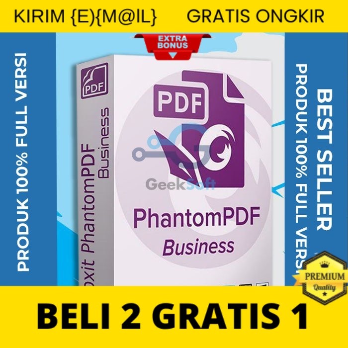 Jual Foxit Phantom PDF Business Win Pro - pengeditan PDF untuk Win ...