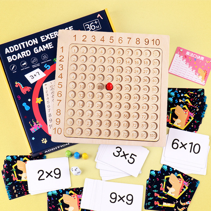Jual Multiplication Board Game Multiplication And Division Board Game 2 ...