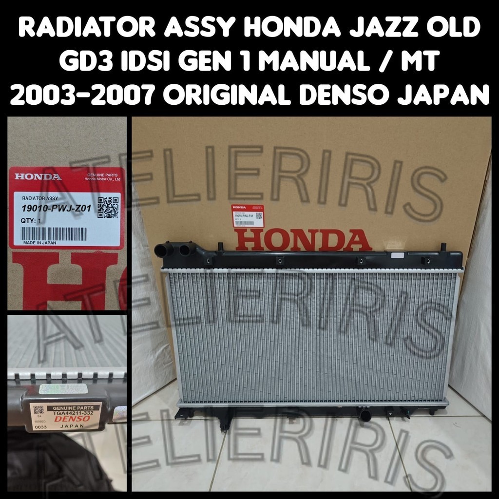 Jual RADIATOR ASSY HONDA JAZZ OLD IDSI GD3 2004-2007 GEN 1 MANUAL ...