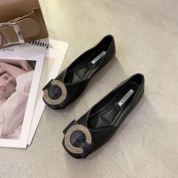 Sepatu Sandal Flat Shoes Wanita Kekinianhak Flat Shoes Korean Style Korea Sepatu Flat Ibu
