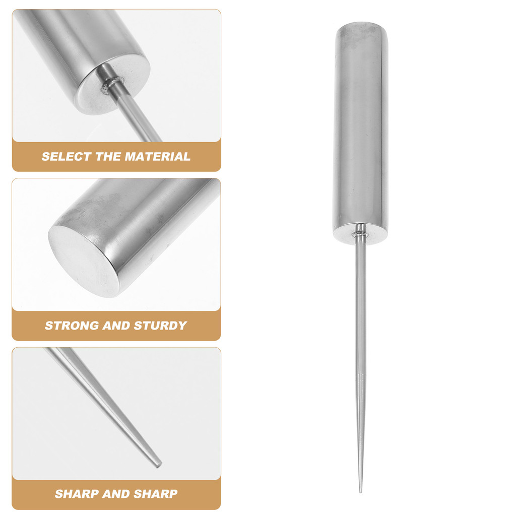 Jual Stainless Steel Ice Pick Spike Kitchen Cold Chisel Mallet for ...