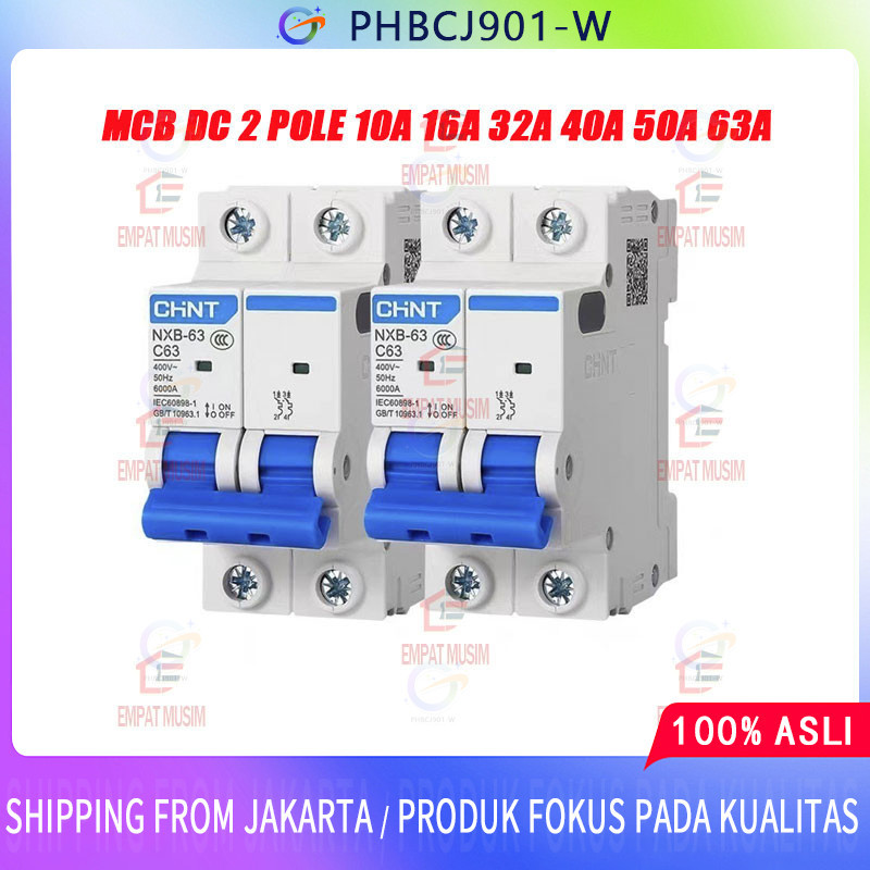 Jual MCB RCBO 6A 10A 16A 20A 25A 32A ELCB DPNL TPNL 230 V 1 P -N ...