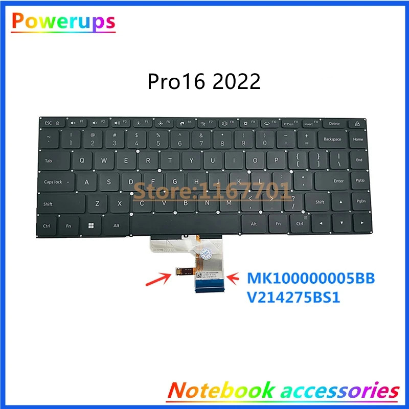 Jual New Original Laptop US Backlight Keyboard For MI/Xiaomi Redmi Book ...