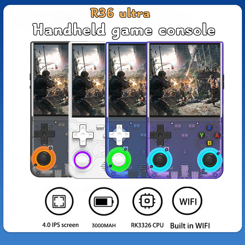 Jual Retro R36 Ultra Handheld Video Game Console 4.0 In IPS Screen ...