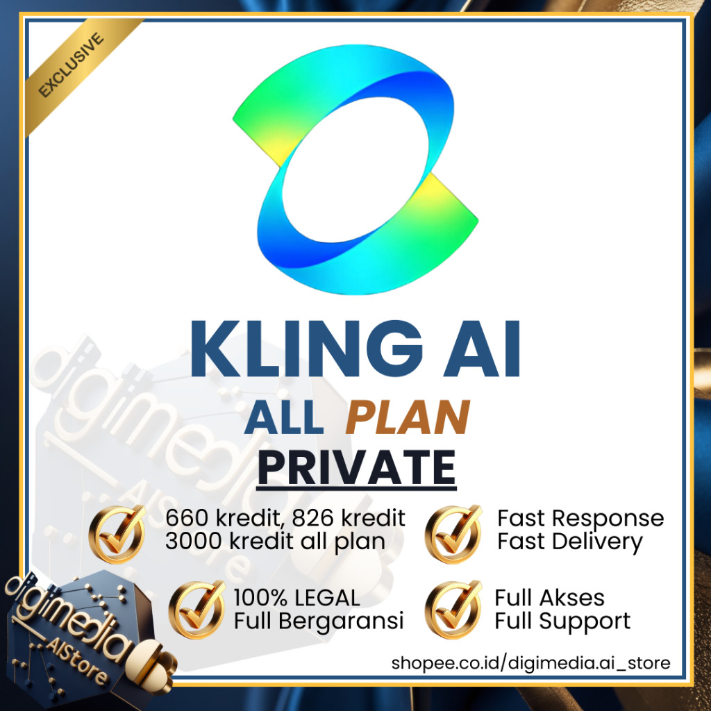 Jual Kling AI standart PRIVATE 826 KREDIT 1 bulan | Kling Ai Premium ...