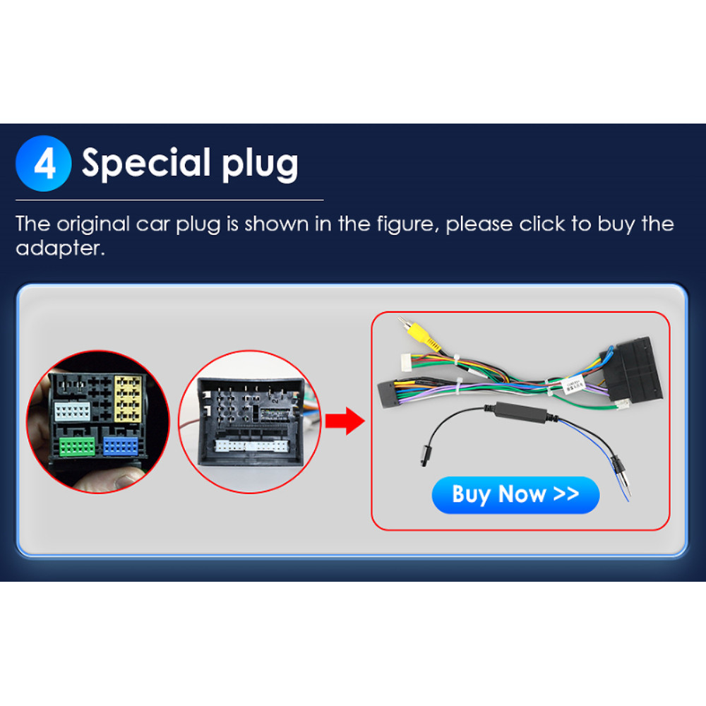 Jual The Special Power Cord for Volkswagen VW Golf 7 Tiguan Passat ...