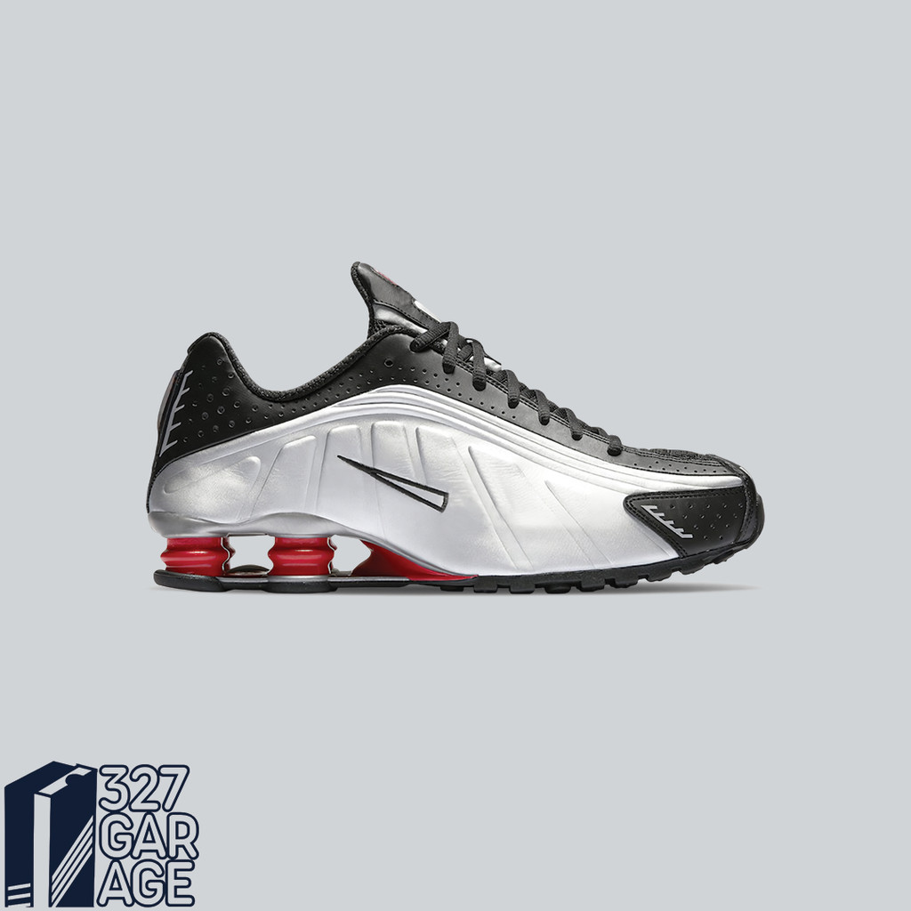 Jual Sepatu Sneakers Nike Shox R4 Black Silver Red Original Authentic ...