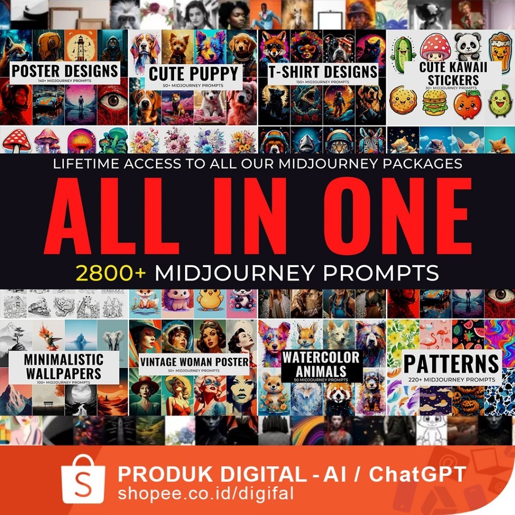 25000+ Midjourney Prompts, AI Art, Midjourney Prompt, Midjourney AI Art, Learn Midjourney, Digital Art, AI Generate and Art Print