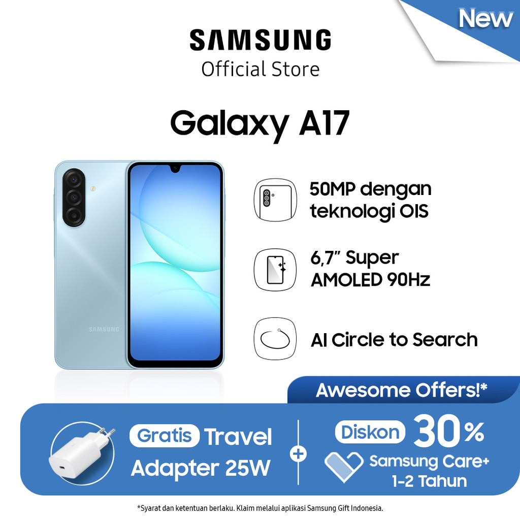Samsung Galaxy A17 - Light Blue