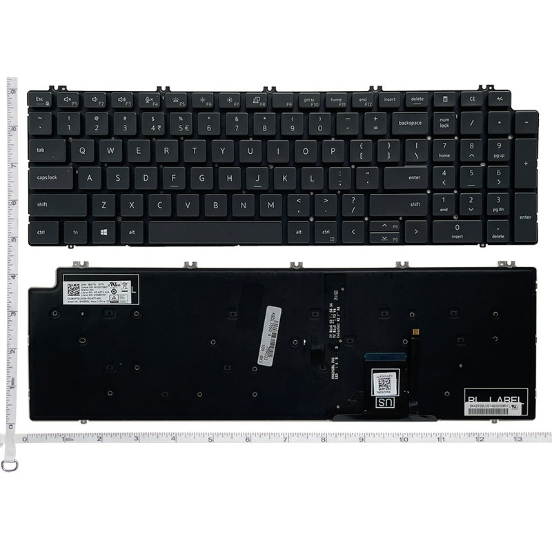 Jual US English NEW Laptop Keyboard For Dell Precision 7560 7750 7770 ...