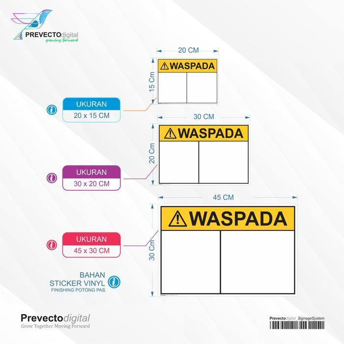 Jual Sticker Safety K3 ANSI Bahaya Mekanis Rambu Waspada Hati-hati ...