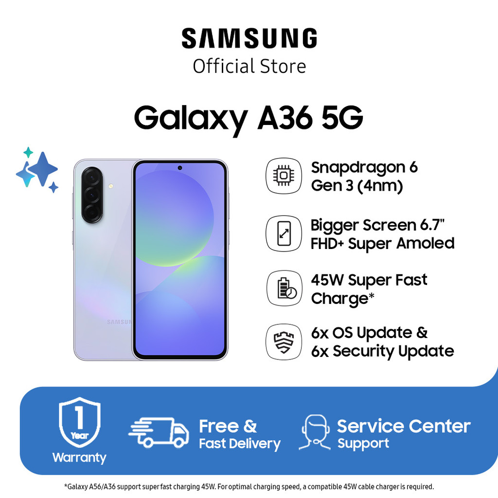 Samsung Galaxy A36 5G - Tampak Depan