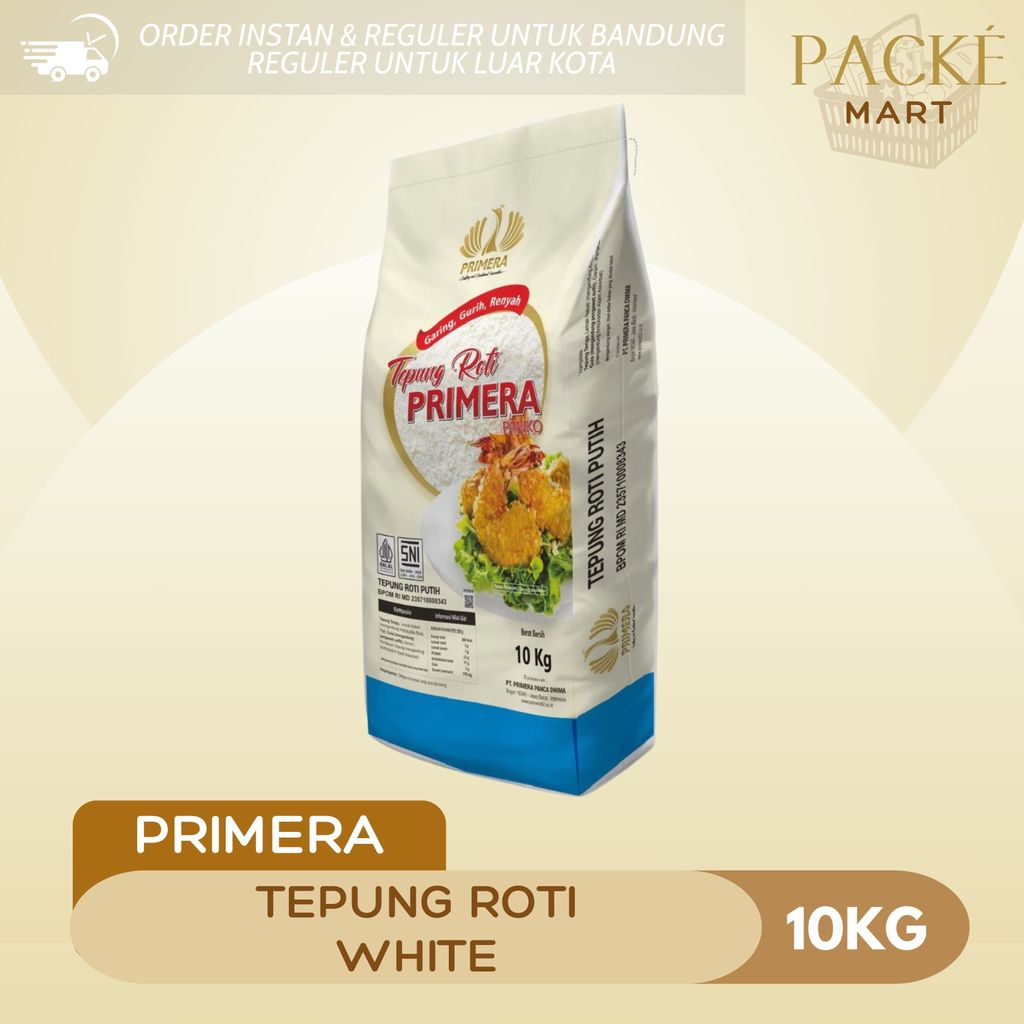 Jual Primera Tepung White 10 KG / Tepung Roti / Tepung Panir / Tepung ...