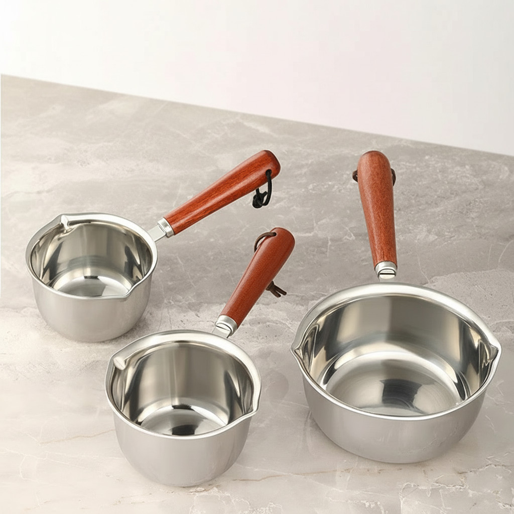 Jual Panci Rebus Mini Leleh Coklat Susu Telur Sauce Pan Stainless Steel ...