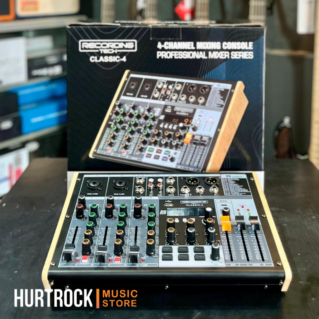 Jual Recording Tech Classic 4 mixing console 4 chanel profesional mixer ...