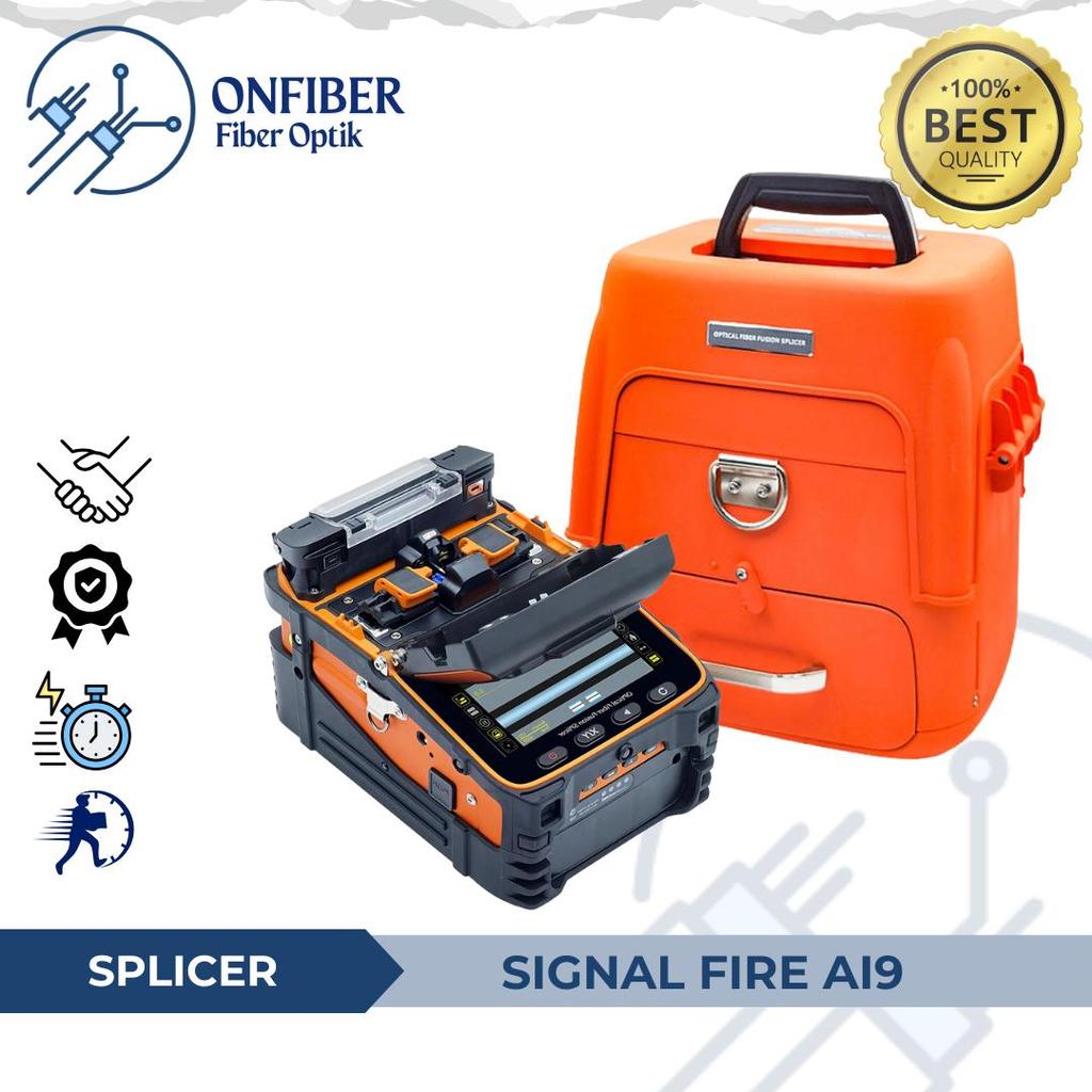 Jual SPLICER SIGNAL FIRE AI9 | Fusion Splicer Ai9 | Splicing Ai-9 Fiber ...