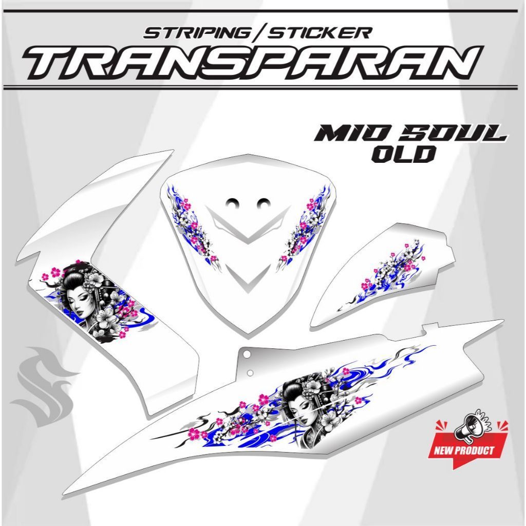 Jual STICKER / VARIASI LIST / VARIASI STICKER ALL MIO SOUL OLD BAHAN ...