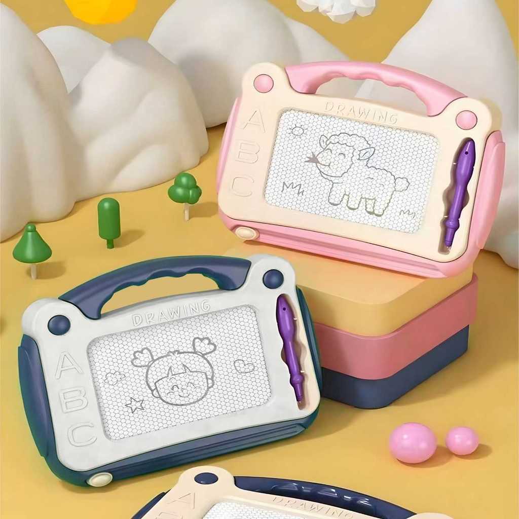 Jual HAMBO Mainan Papan Tulis Anak Magnetic Drawing Board Colorful ...