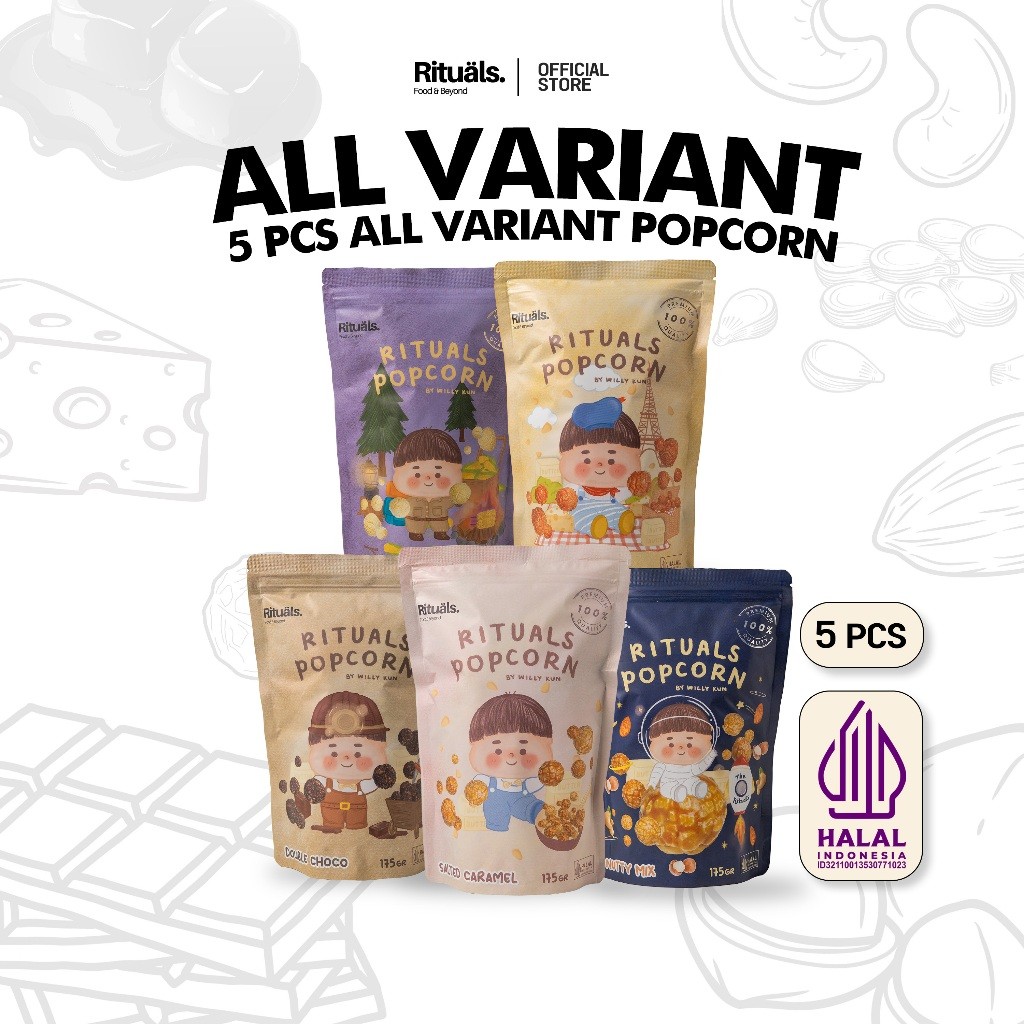 Jual Rituals Popcorn All Variant - Snack Jagung Cemilan Crispy | Shopee ...