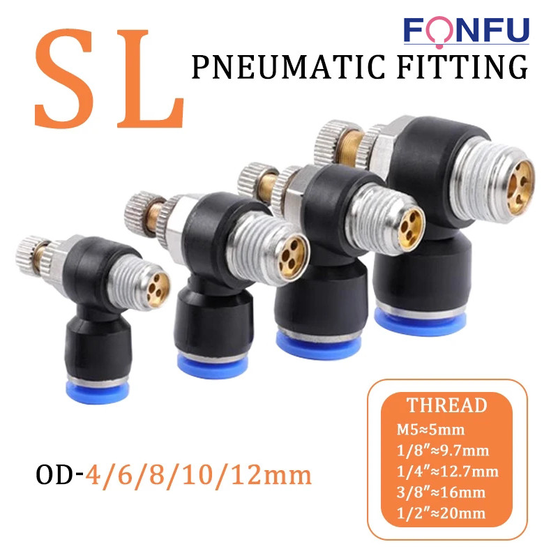 1 Pneumatik Schlauchanschluß 4mm Schnellkupplung Druckluft Verbinder