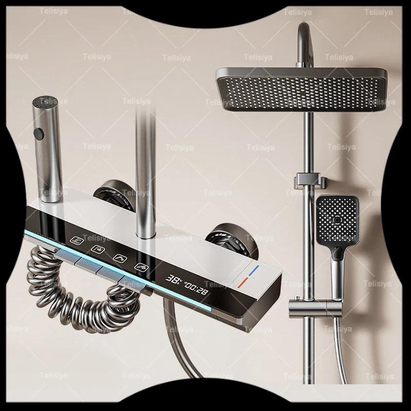 Jual SALE ! Smart Digital Display Bathroom Shower Set Piano Key ...