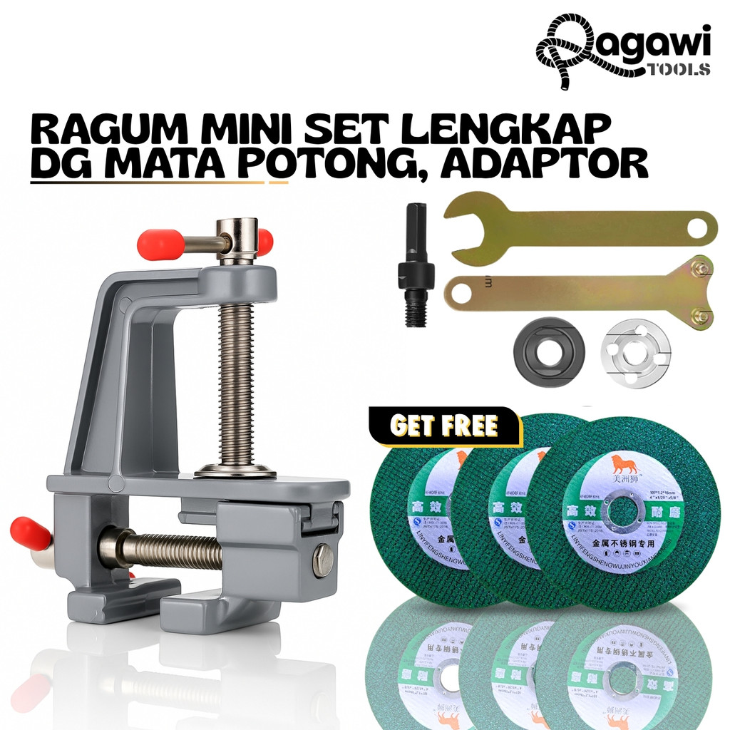 Jual SUPER LENGKAP Ragum Table Catok Mini Bench Clamp Table Alat Jepit ...