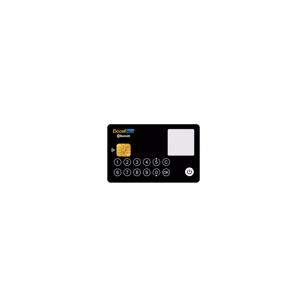Jual Excelsecu E Ink splay Card Bluetooth Powered NFC 13 Buttons QR ...