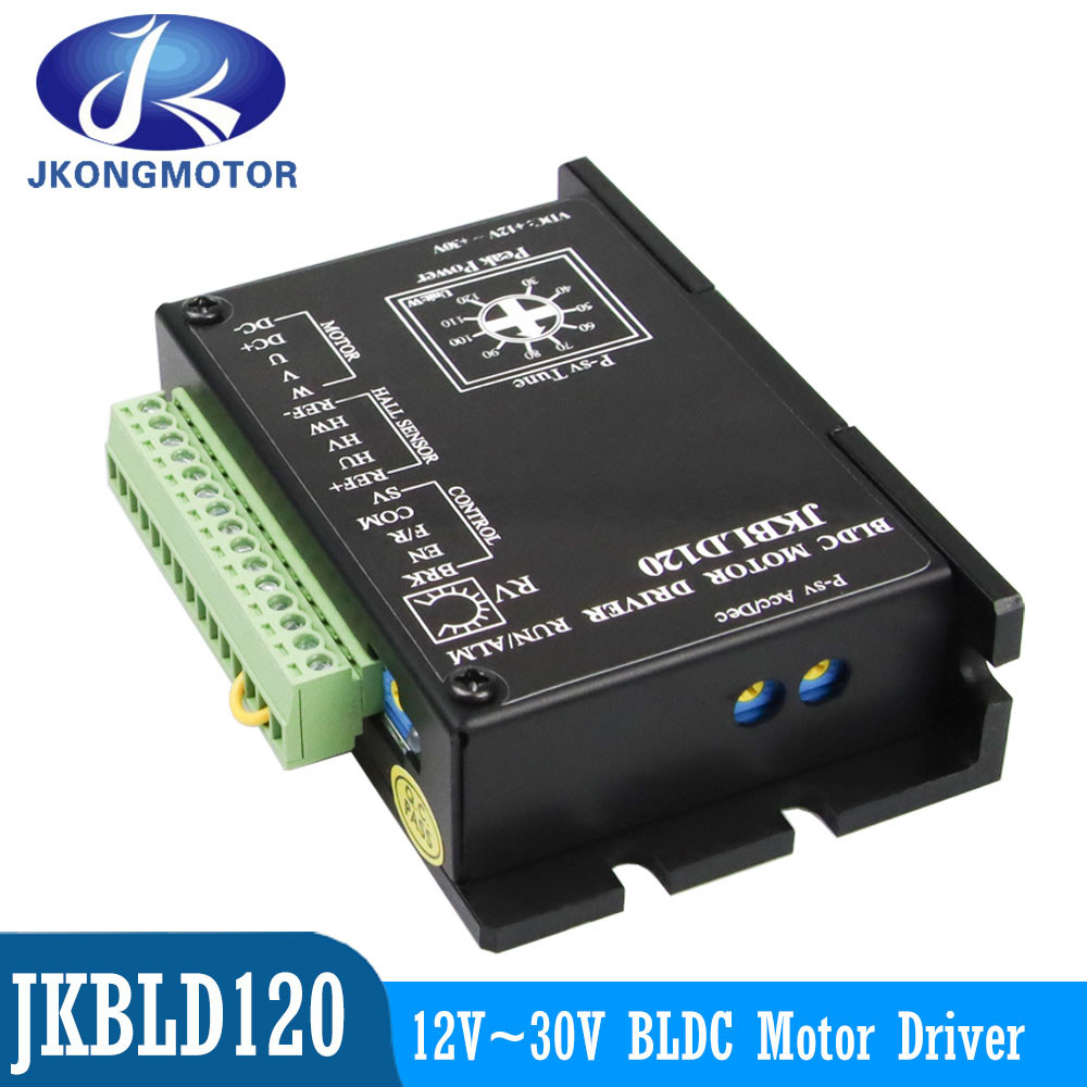 Jual Jkongmotor Brushless dc Motor Controller BLD120 8A 12-30VDC 120W ...